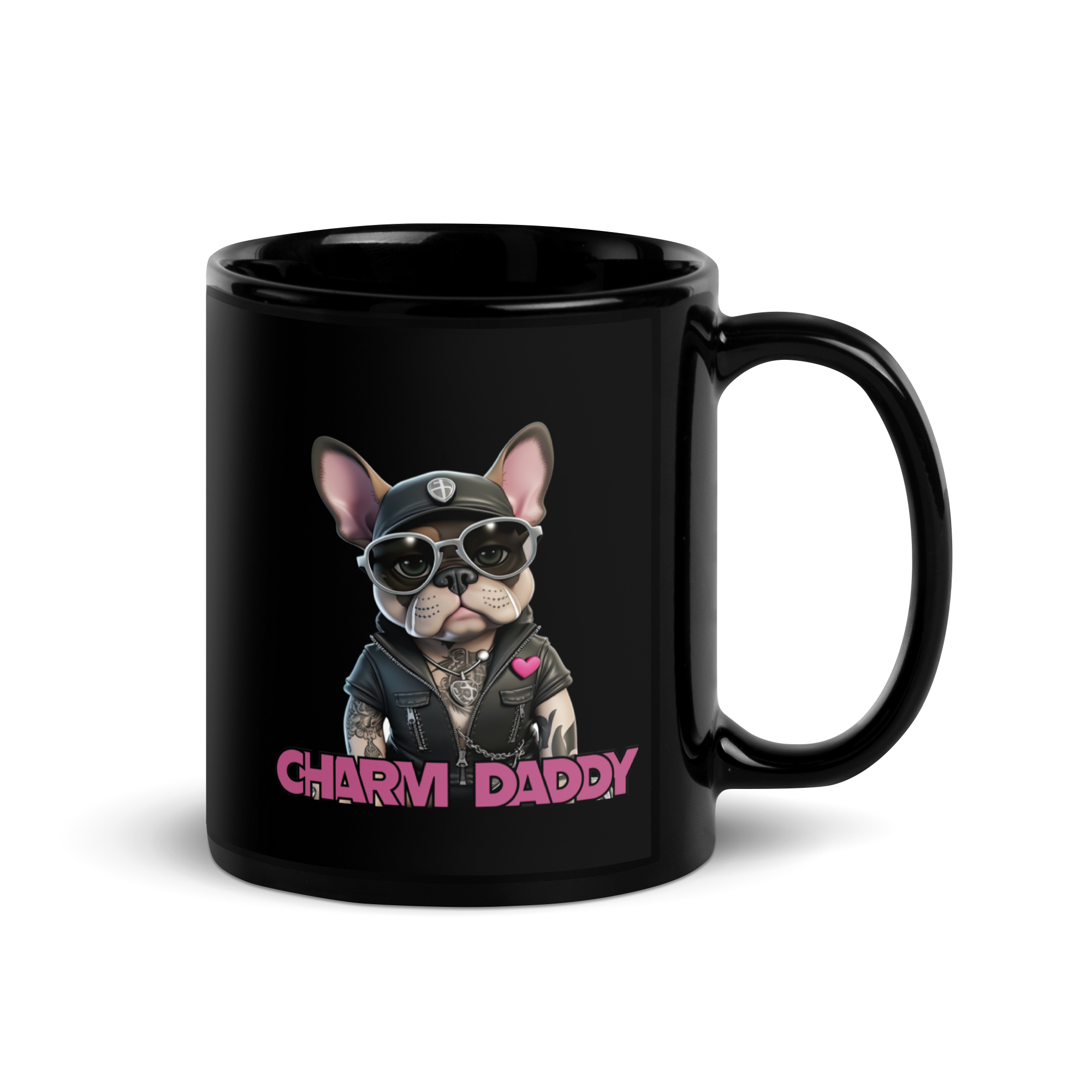 Proud Bully Black Mugs