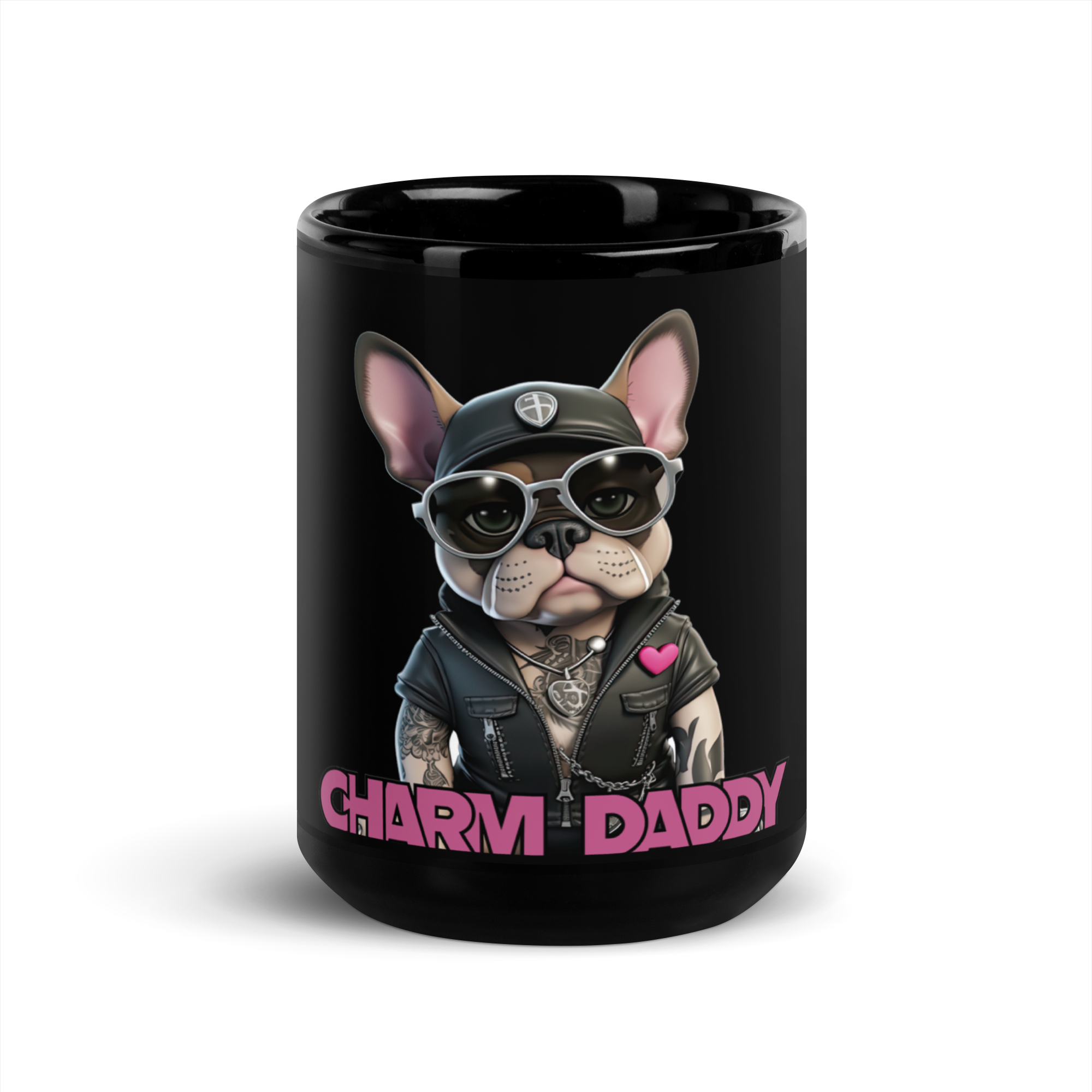 Proud Bully Black Mugs