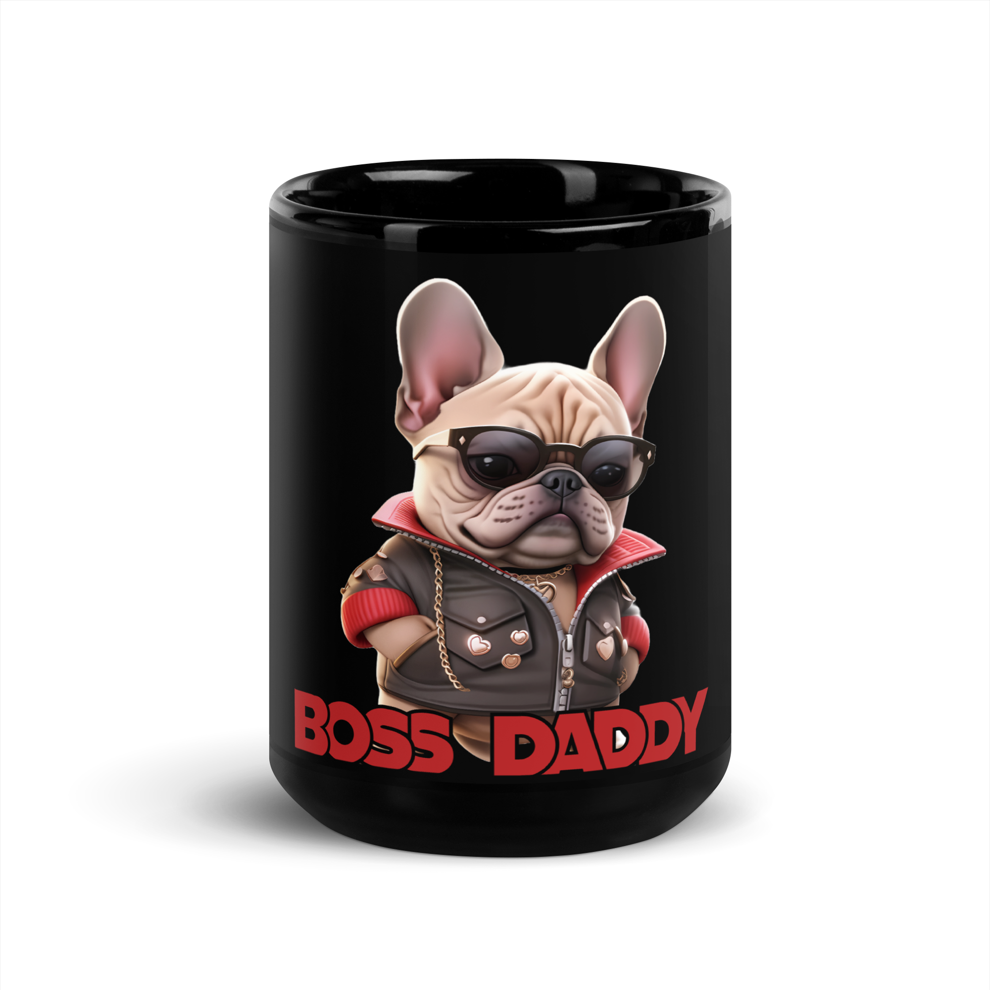 Proud Bully Black Mugs