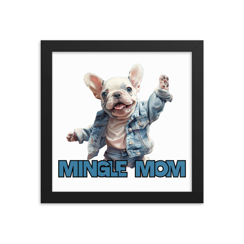 Framed photo paper poster