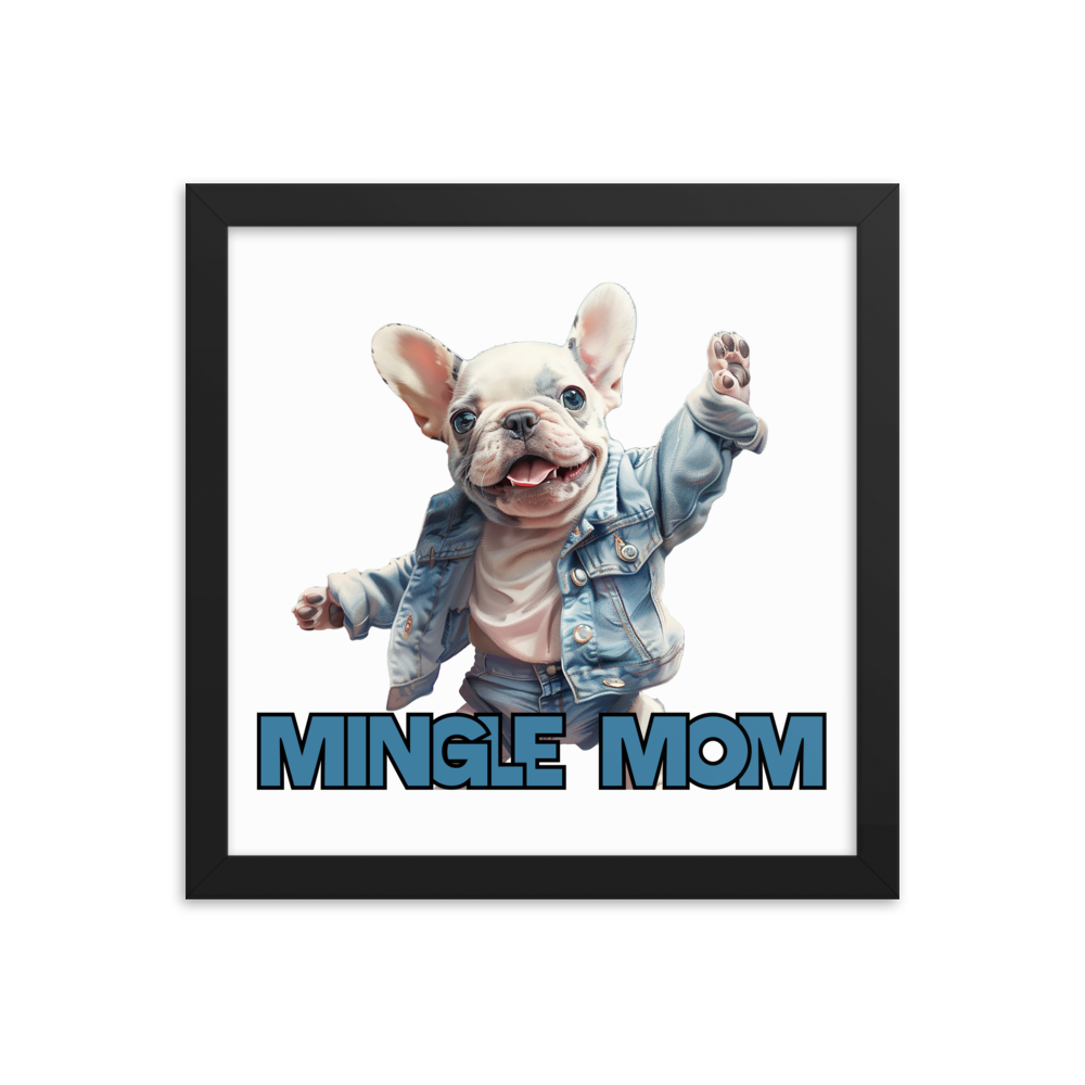 Framed photo paper poster