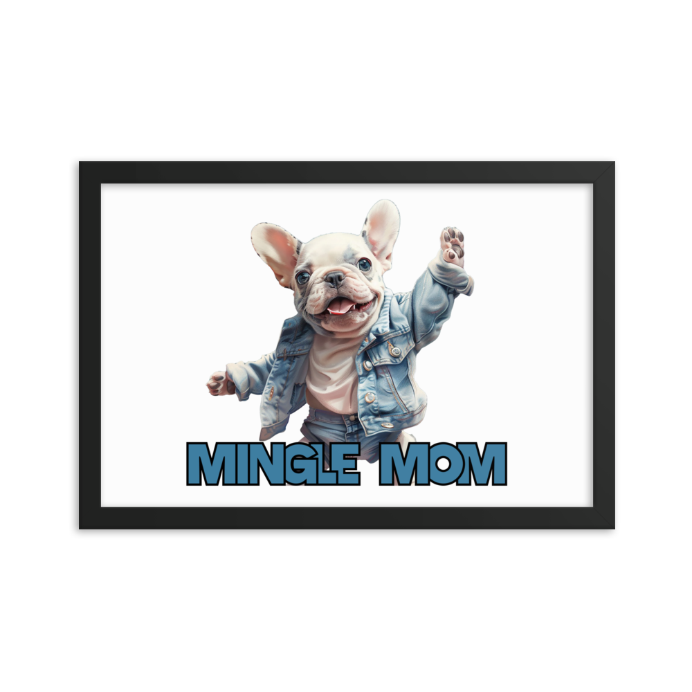 Framed photo paper poster