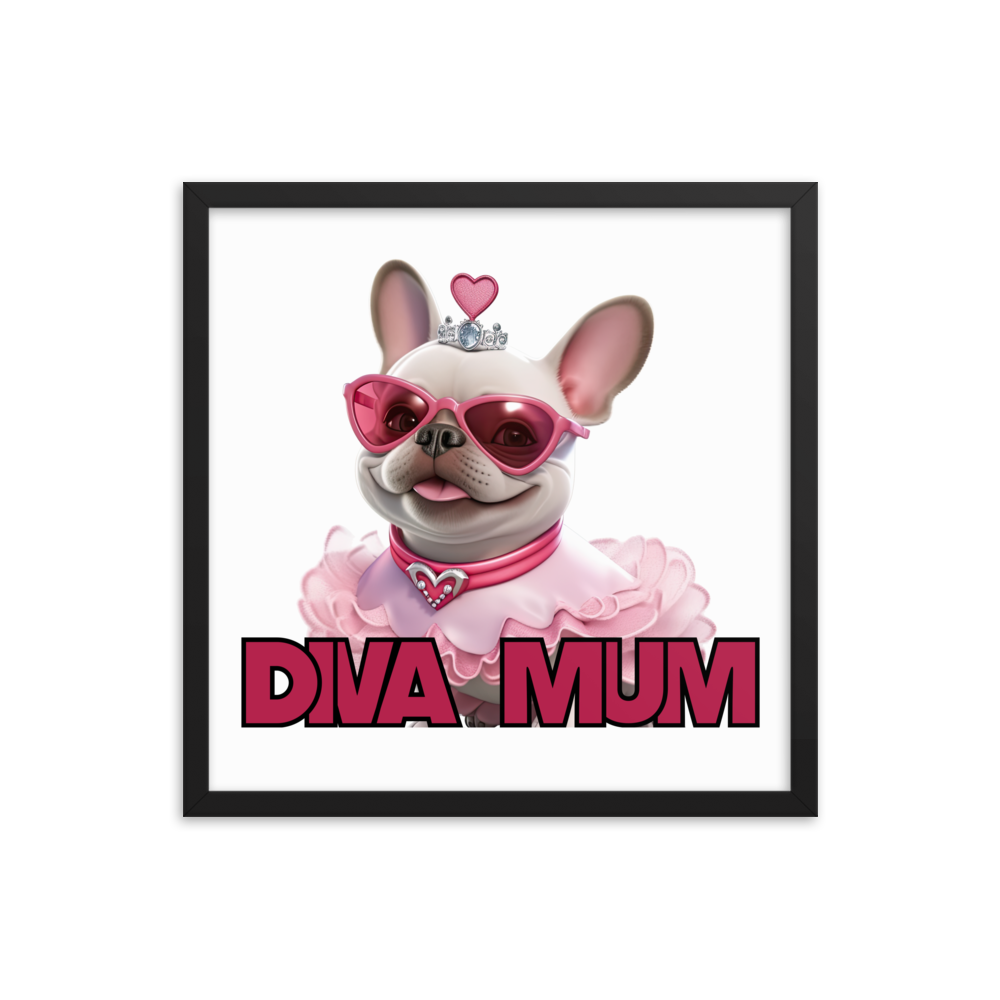 Framed photo paper poster