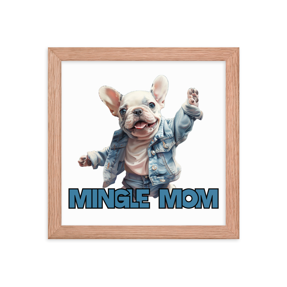 Framed photo paper poster