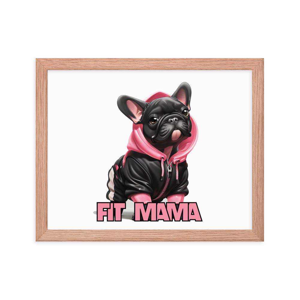 Framed photo paper poster