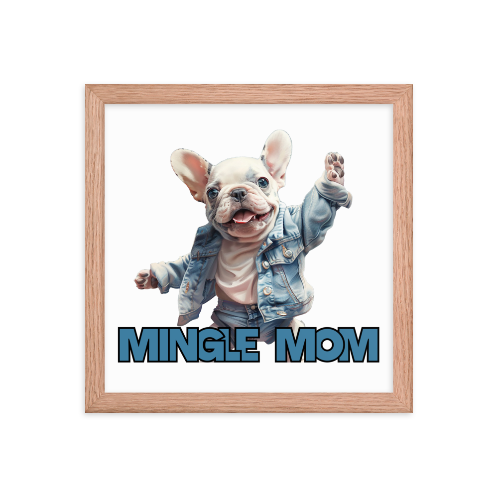 Framed photo paper poster