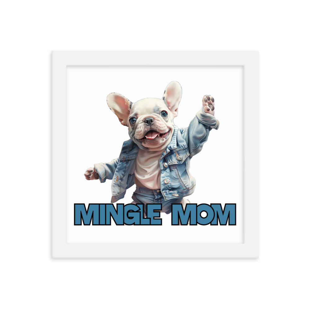 Framed photo paper poster