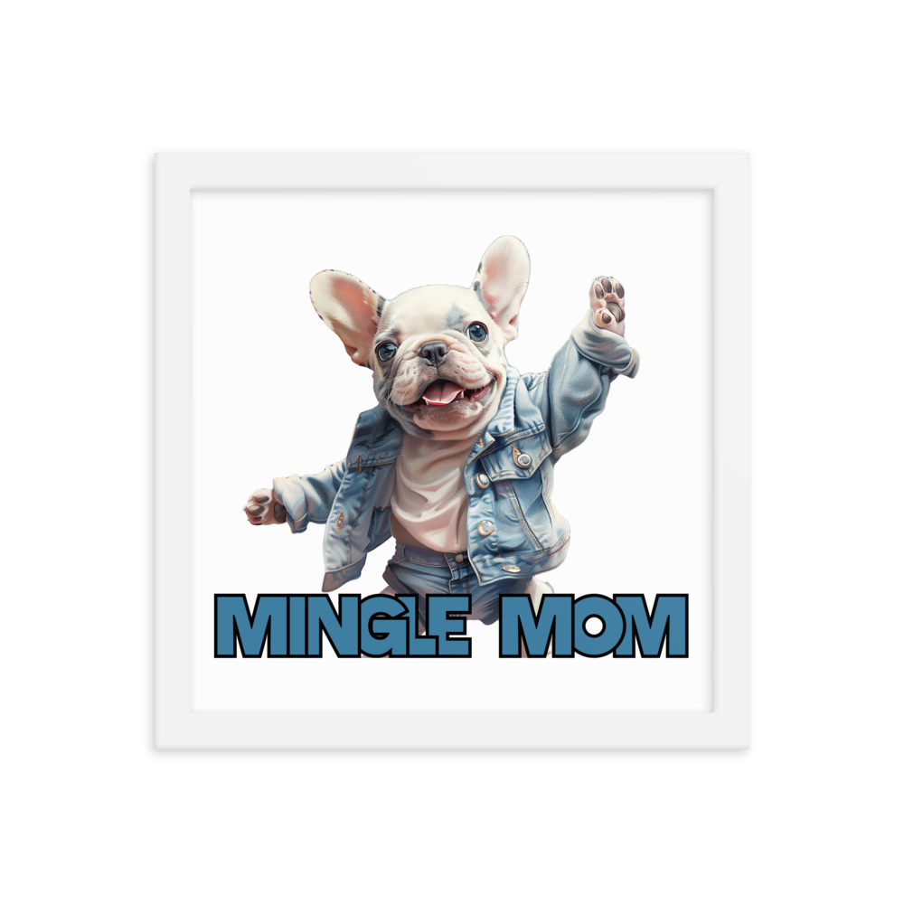 Framed photo paper poster