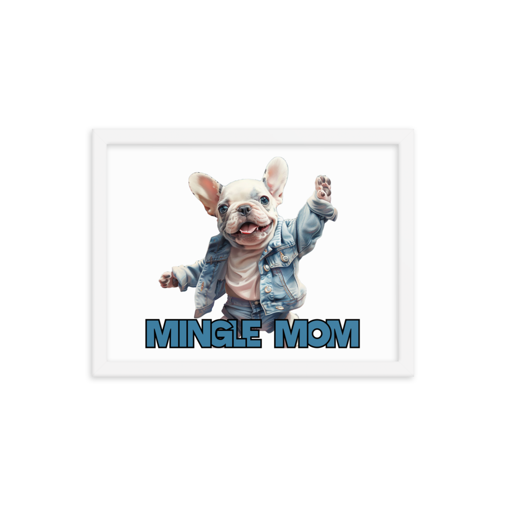 Framed photo paper poster