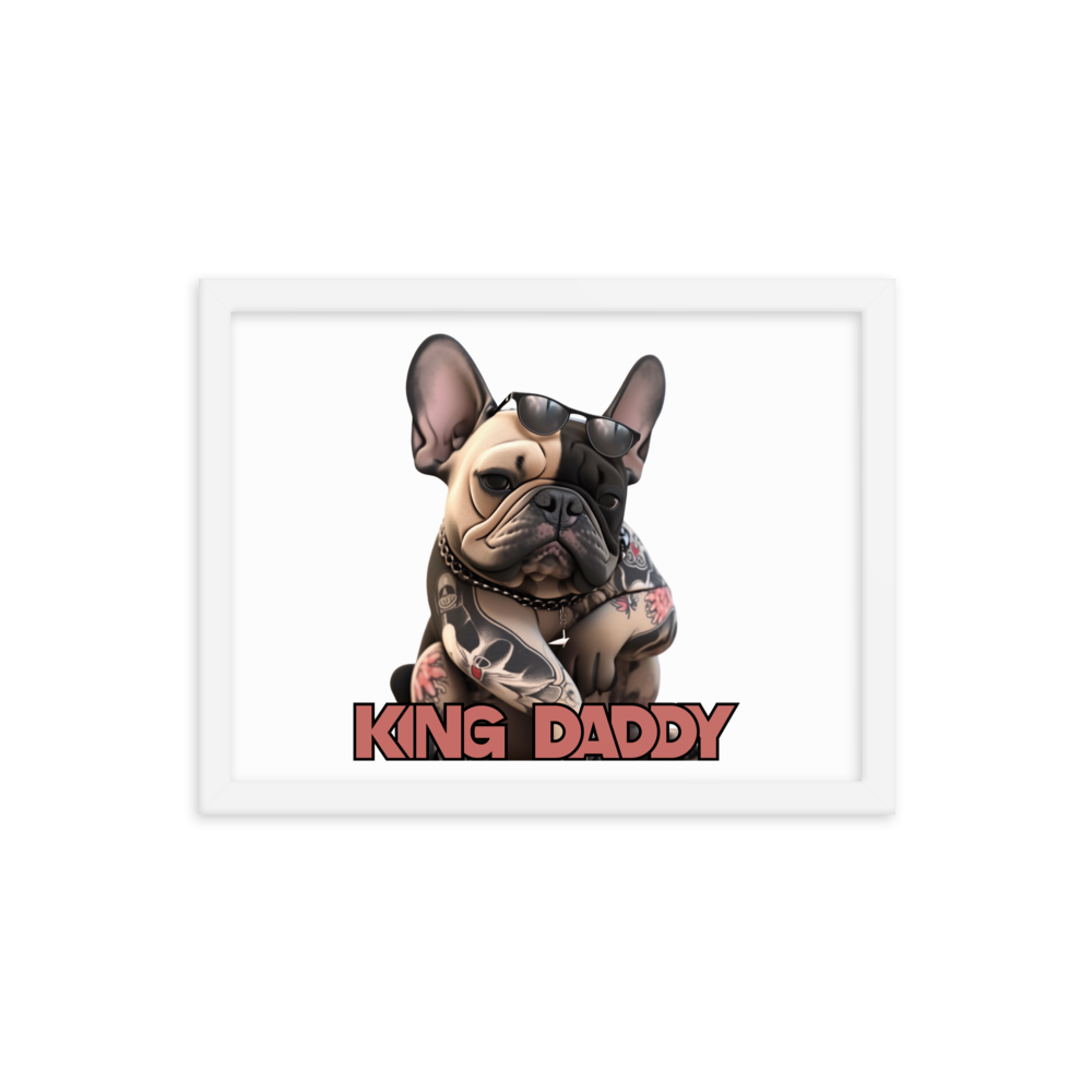 Framed photo paper poster