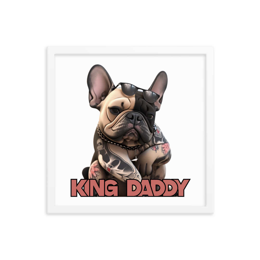 Framed photo paper poster