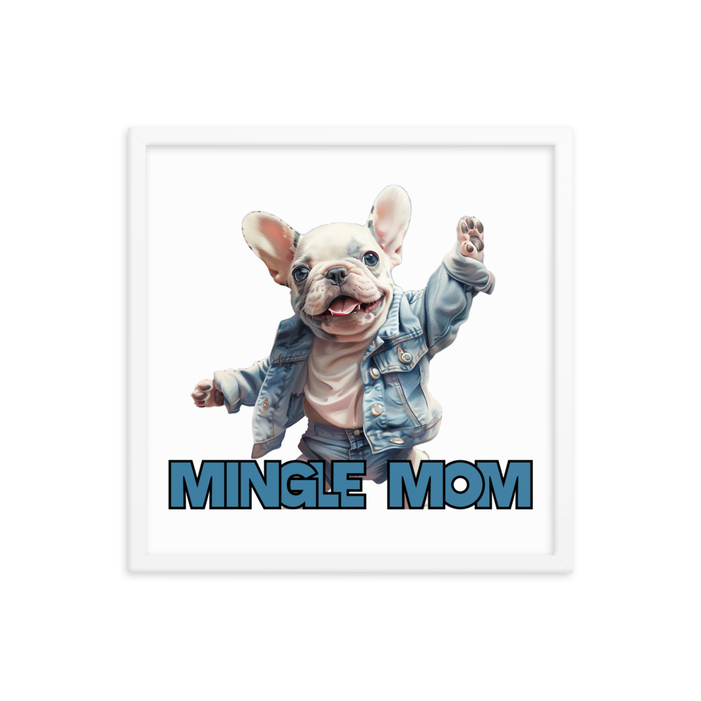 Framed photo paper poster