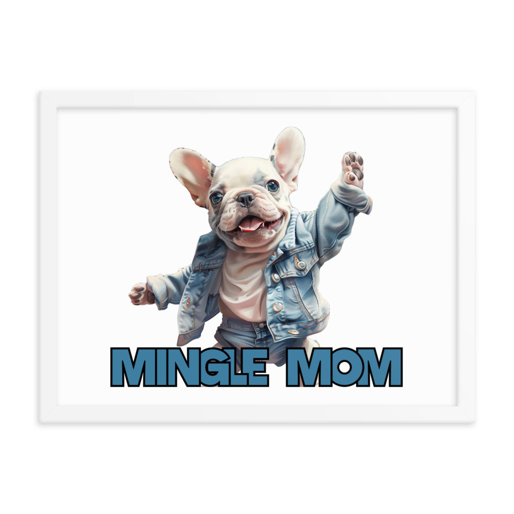 Framed photo paper poster