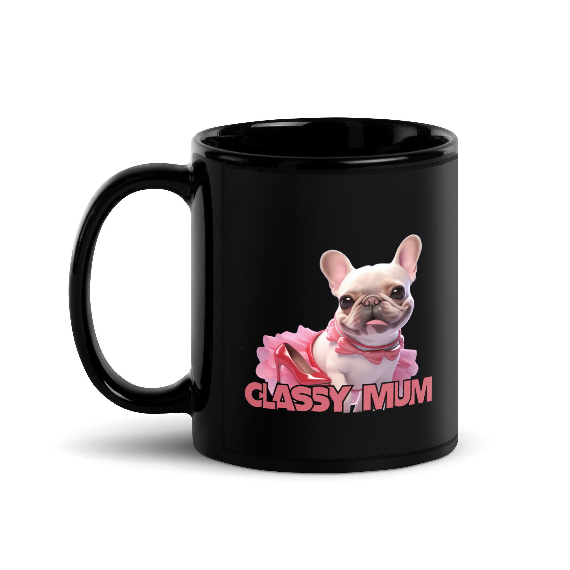 Proud Bully Black Mugs