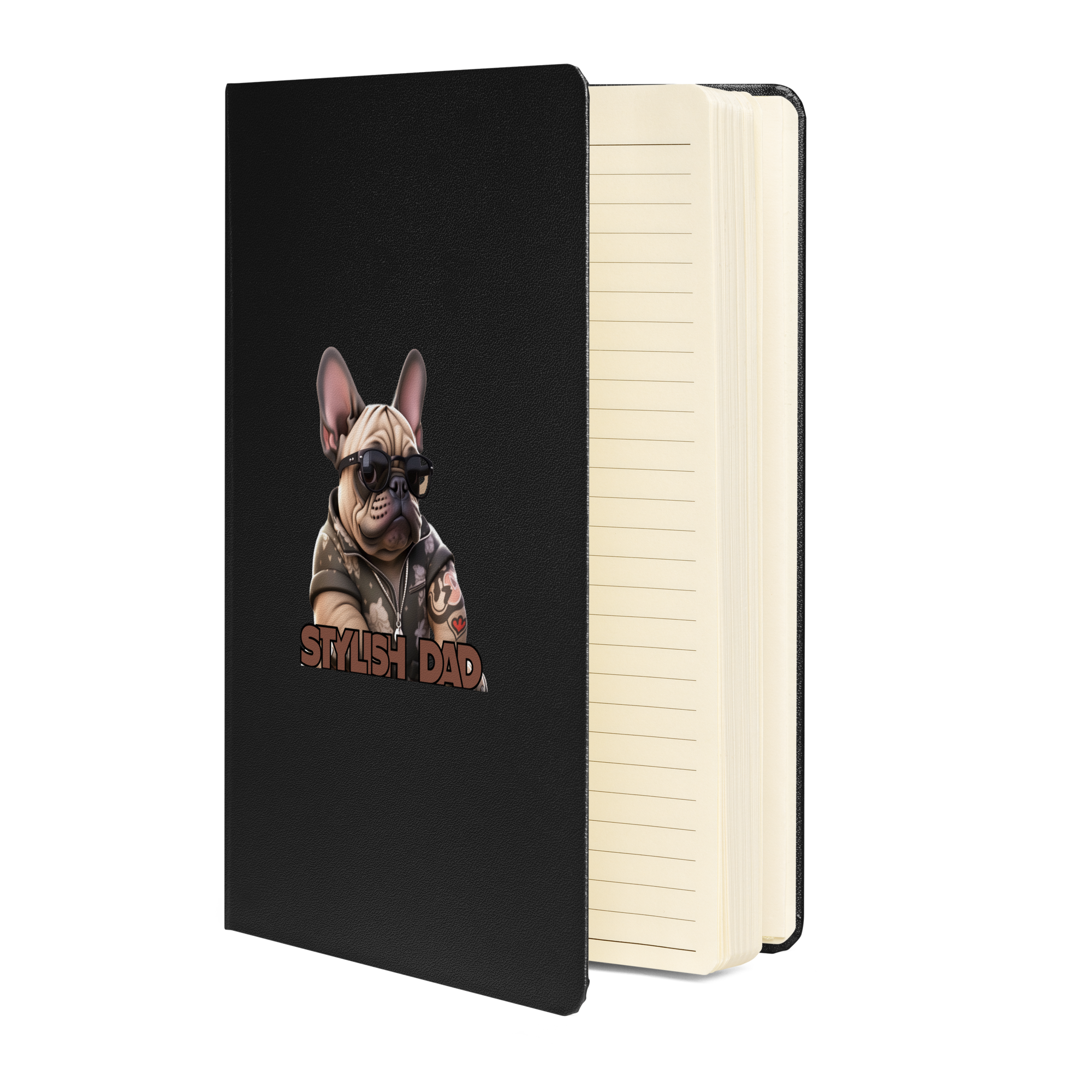 Hardcover bound notebook