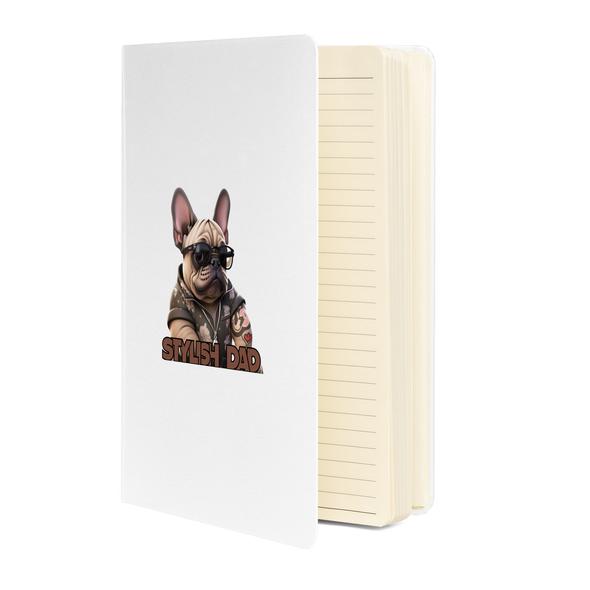 Hardcover bound notebook